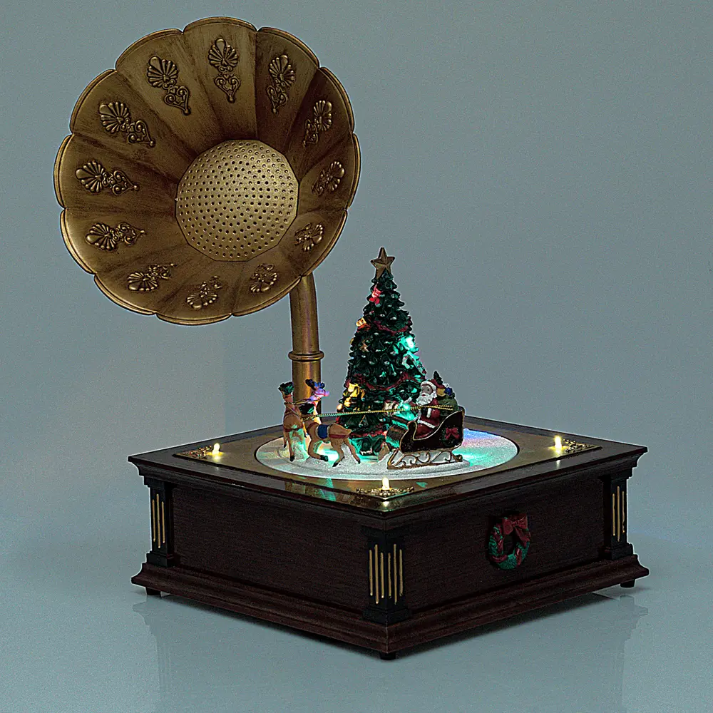 89368034 Новогодняя композиция светящаяся Громофон STLM-1508079 Santreyd  - Вид №2