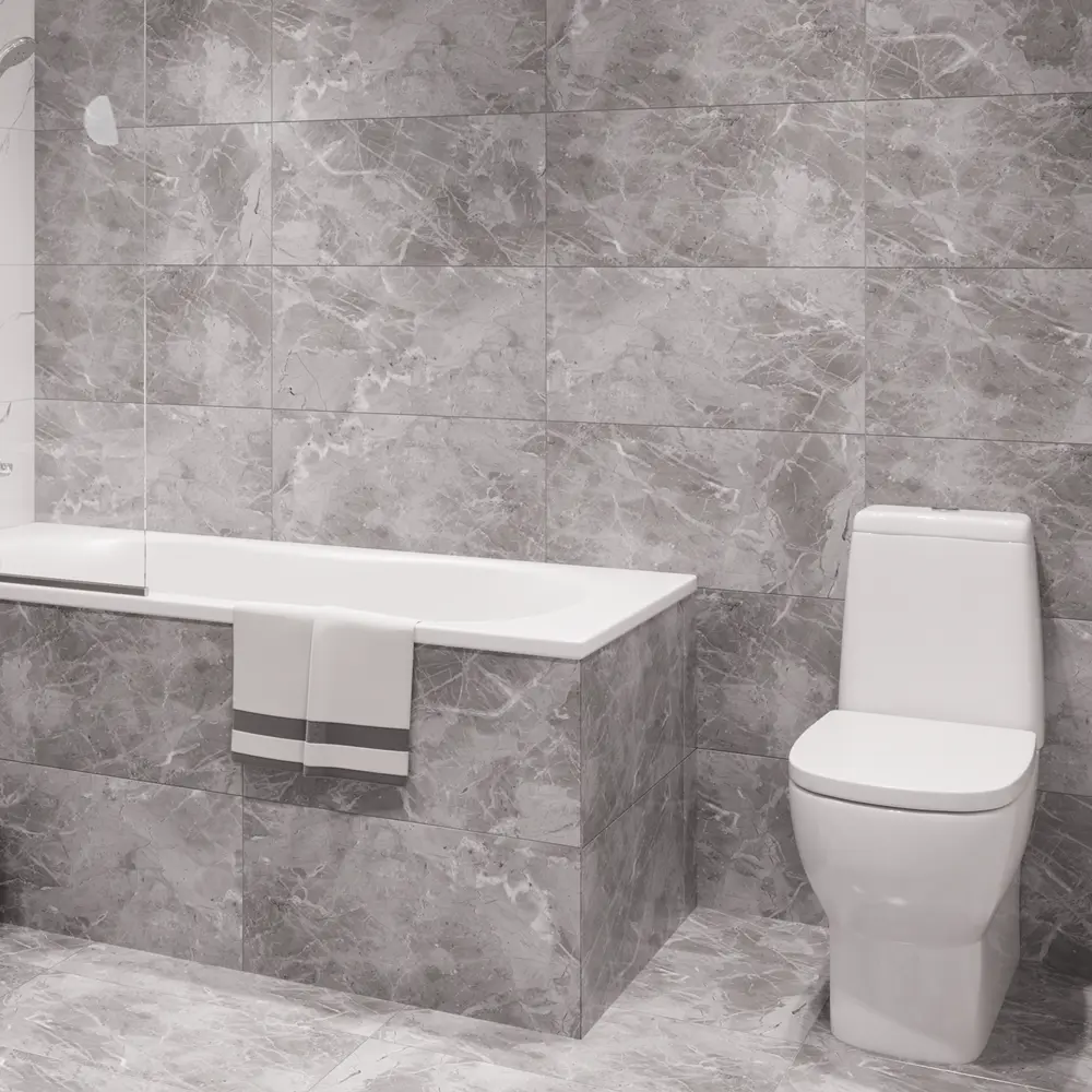 Керамогранит Grasaro Softmarble 30x60 см 1.08 м² лаппатированный цвет серый 87795398 STLM-2068708