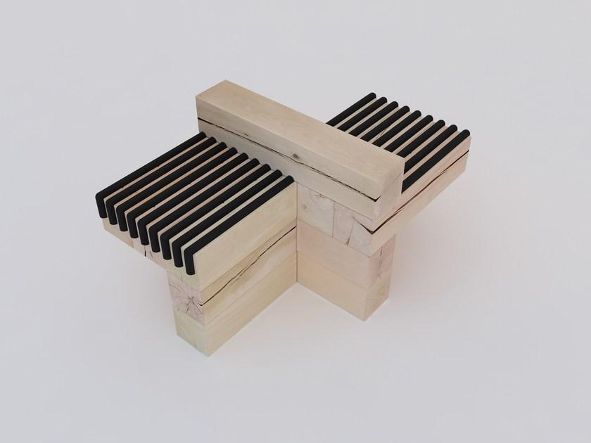 CRAFTWAND Скамейка для инфопункта из бука Craftwand® sun-id-1502575 - Вид №3