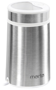 9058511 Кофемолка электрическая Marta MT-CG2180B белый