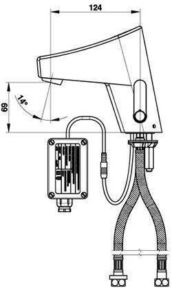Порционный смеситель Presto Touch 56604 56604.0 - Вид №1
