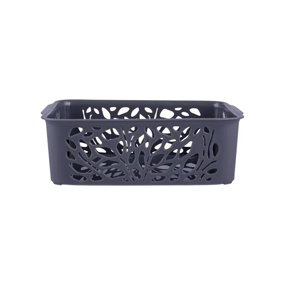 Стильная корзина Leaves для организации пространства в сером цвете 89419479 Santreyd STLM-1581340 - Вид №3