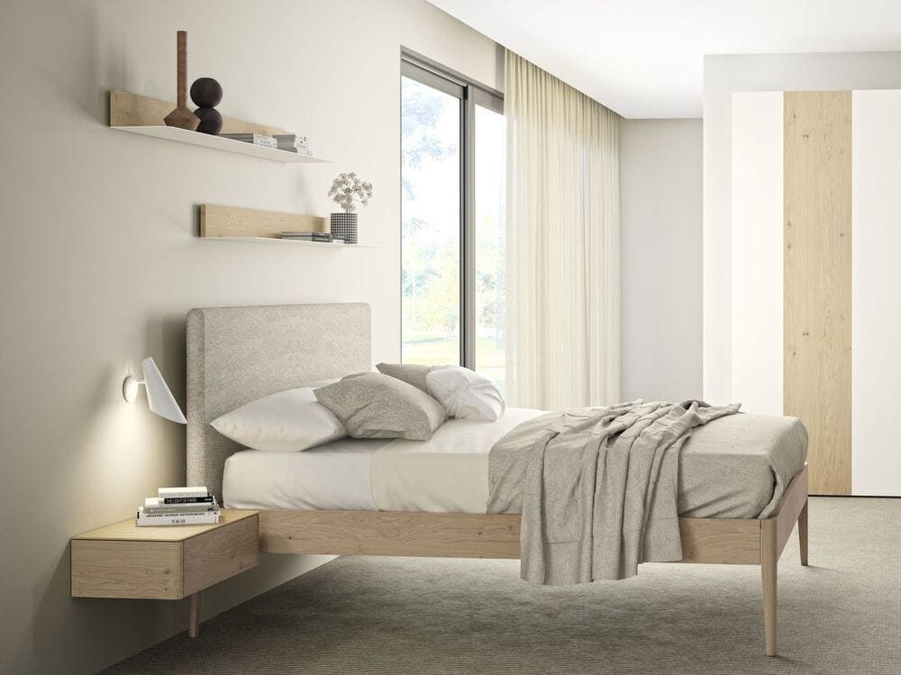 Кровать с мягким изголовьем Sudbrock Möbelhandwerk Гойя ARCH-00062333