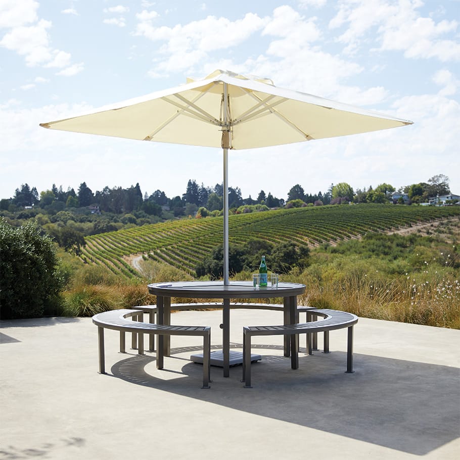 Алюминиевый и полиэфирный квадратный зонтик JANUS et Cie JANUS Umbrella ARCH-00095943 - Вид №3