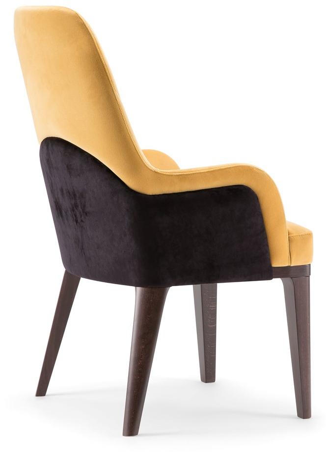 Tirolo Кресло из мягкой ткани с подлокотниками и высокой спинкой Gill 070 pl - Вид №2