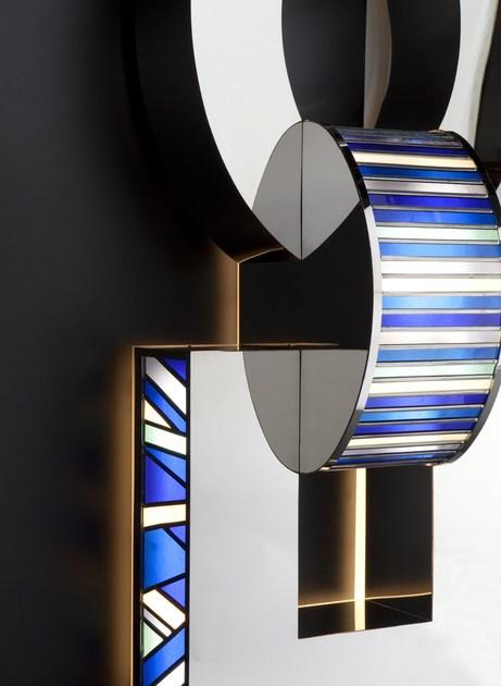 Quasar Настенный светильник из нержавеющей стали и стекла sun-id-1500632 - Вид №1