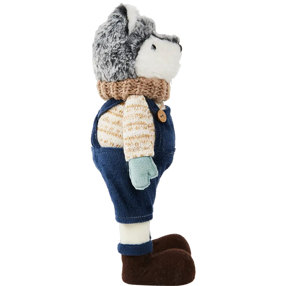 87033256 Декоративное украшение Волк 50 см цвет синий STLM-0955420 Santreyd  - Вид №4