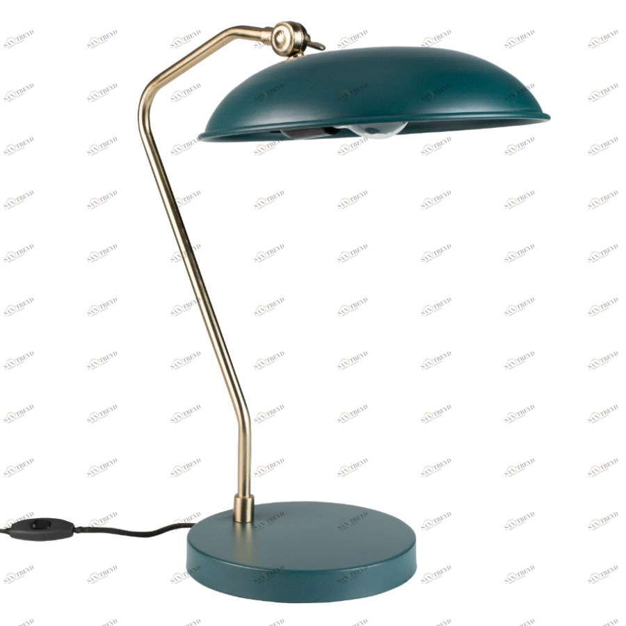 Лампа настольная Liam, серо-зеленая Dutchbone 5200062