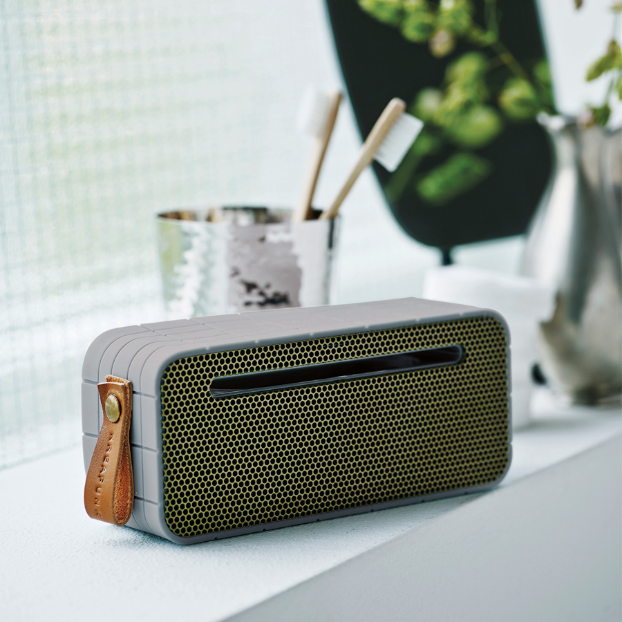 Колонка беспроводная с ремешком aMOVE серая KREAFUNK KFNG69 - Вид №3