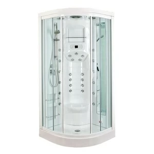 Душевая кабина Aquanet Fiji 95x95 с паром, прозрачное стекло