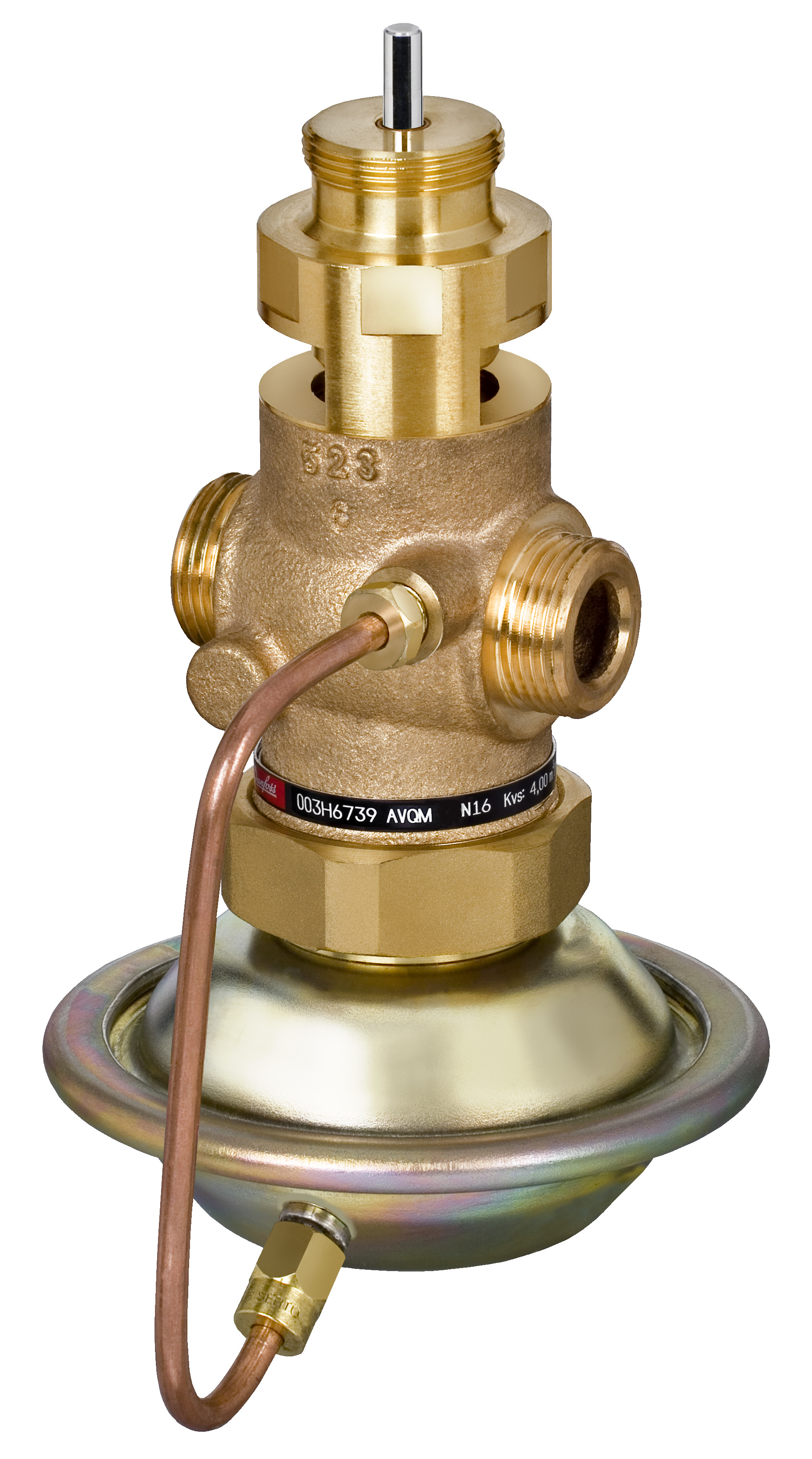 Danfoss Клапан регулирующий комбинированный AVQM с наружной резьбой или фланцевый Комб. р-рAVQM PN25 50/25 //0,2/фл. 003H6758  - Вид №17