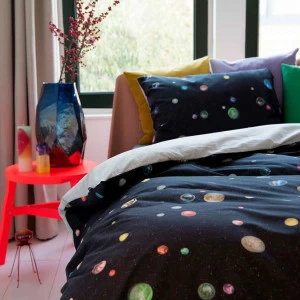Детское постельное белье односпальное "Космос" 150х200 см SNURK  335457 Черный
