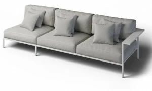 Laubo Садовый диван 3-х местный правый Cosi