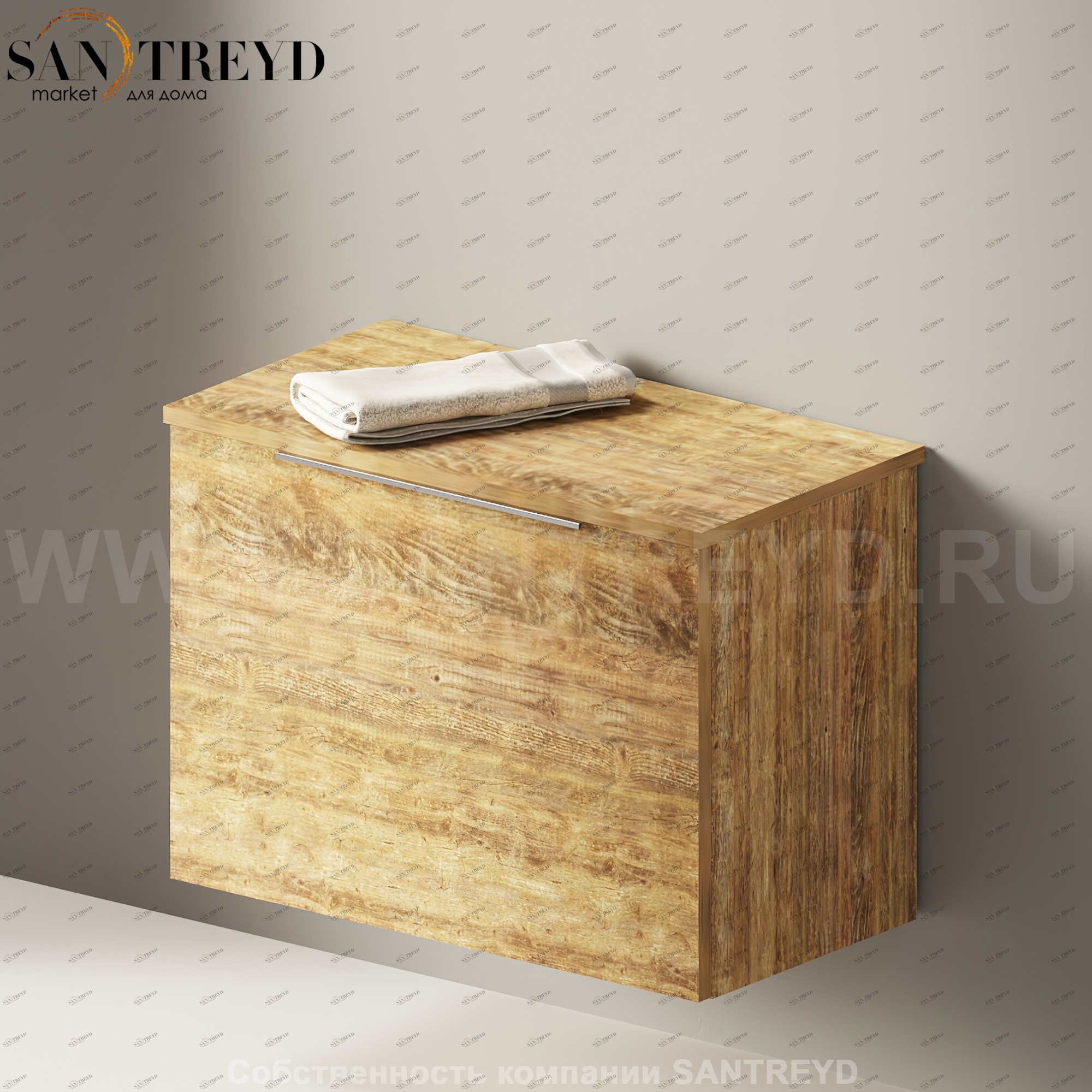 Flaminia BOX Настенная тумба 70 см с 1 ящиком BX422.WW Ceramica Flaminia BX422WW