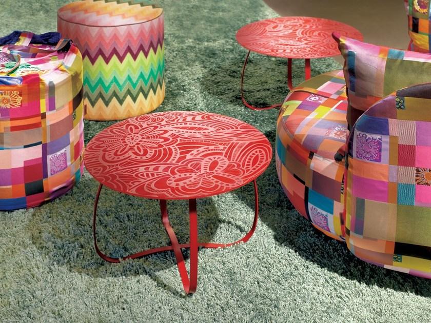 MissoniHome Низкий круглый стеклянный журнальный столик sun-id-1458087 - Вид №3