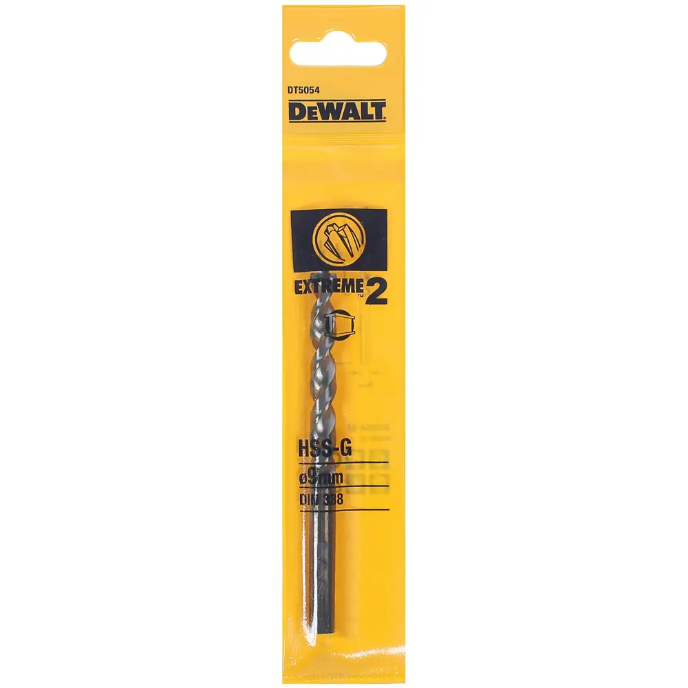 Сверло по металлу HSS-G 9х125 мм DeWalt Extreme 2 DT5054 81970421 STLM-2163293  - Вид №2