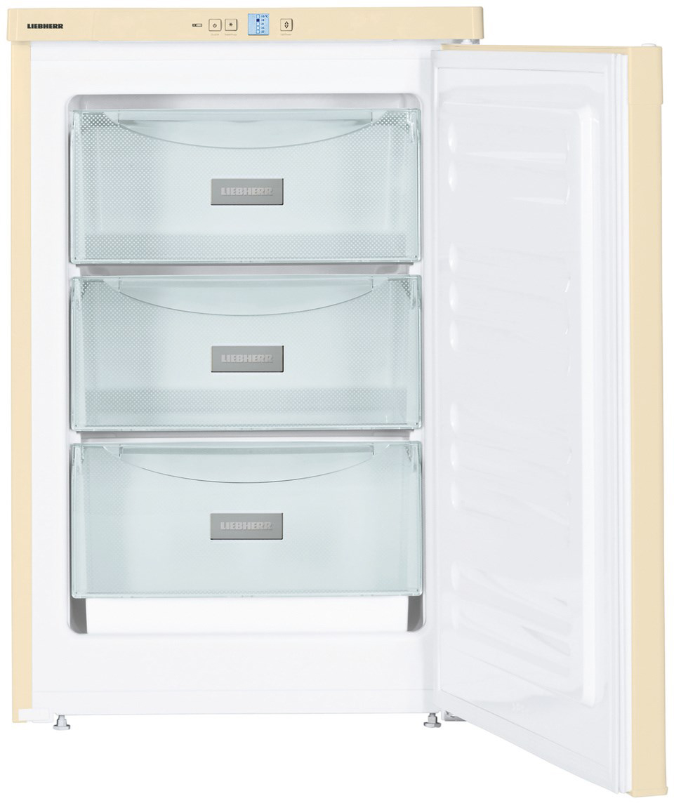 Gbe 1213-21 001 Морозильная камера / бежевый цвет, серебристая столешница Liebherr  - Вид №1