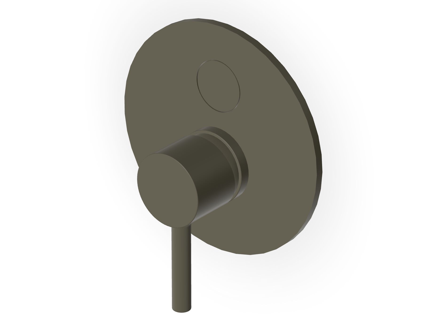 Однорычажный настенный смеситель для ванны / душа с переключателем Zucchetti Pan S ARCH-00126819