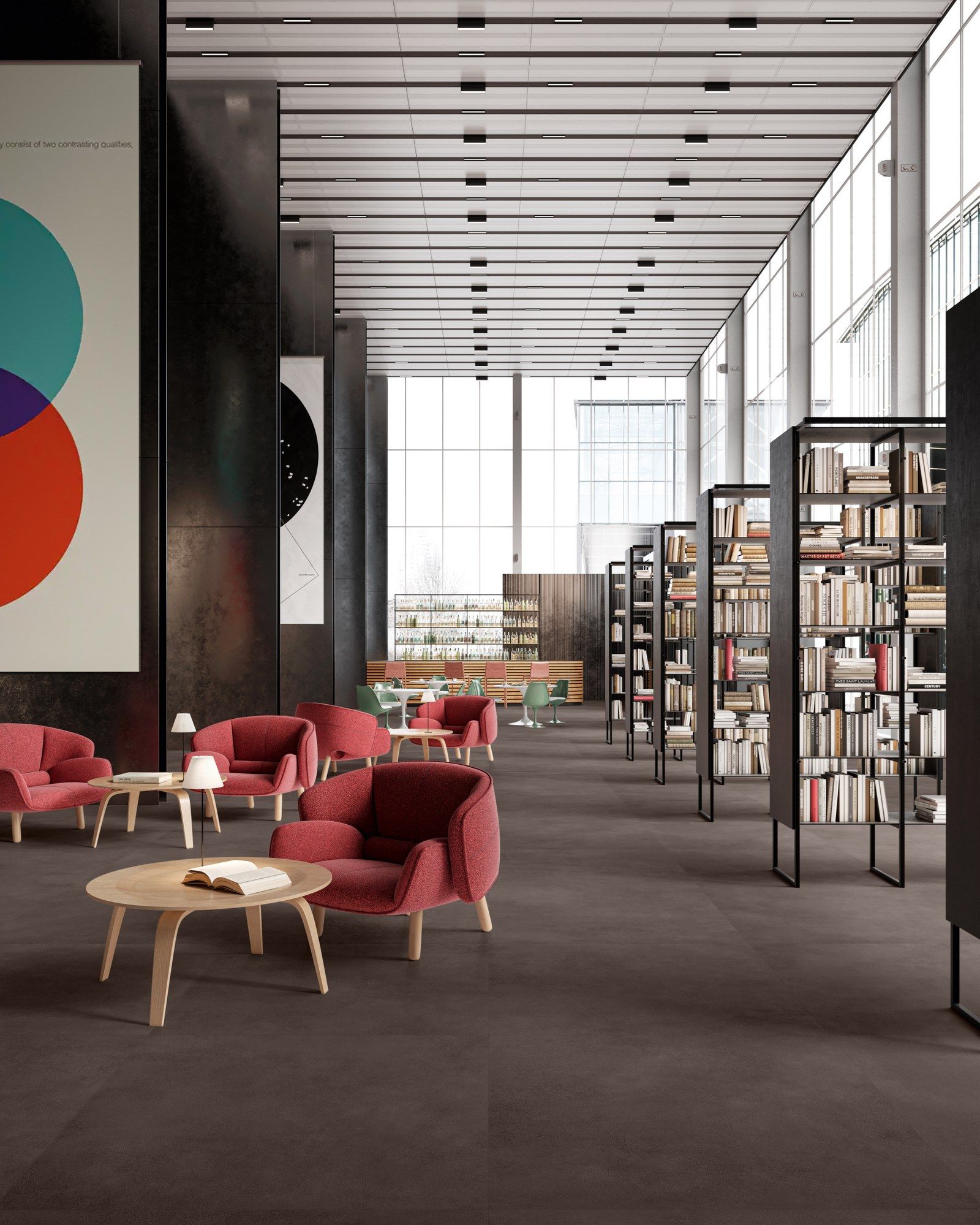 Антибактериальные напольные покрытия для внутренних и наружных работ с цементным эффектом CERAMICA SANT'AGOSTINO Соболь ARCH-00125638 - Вид №2