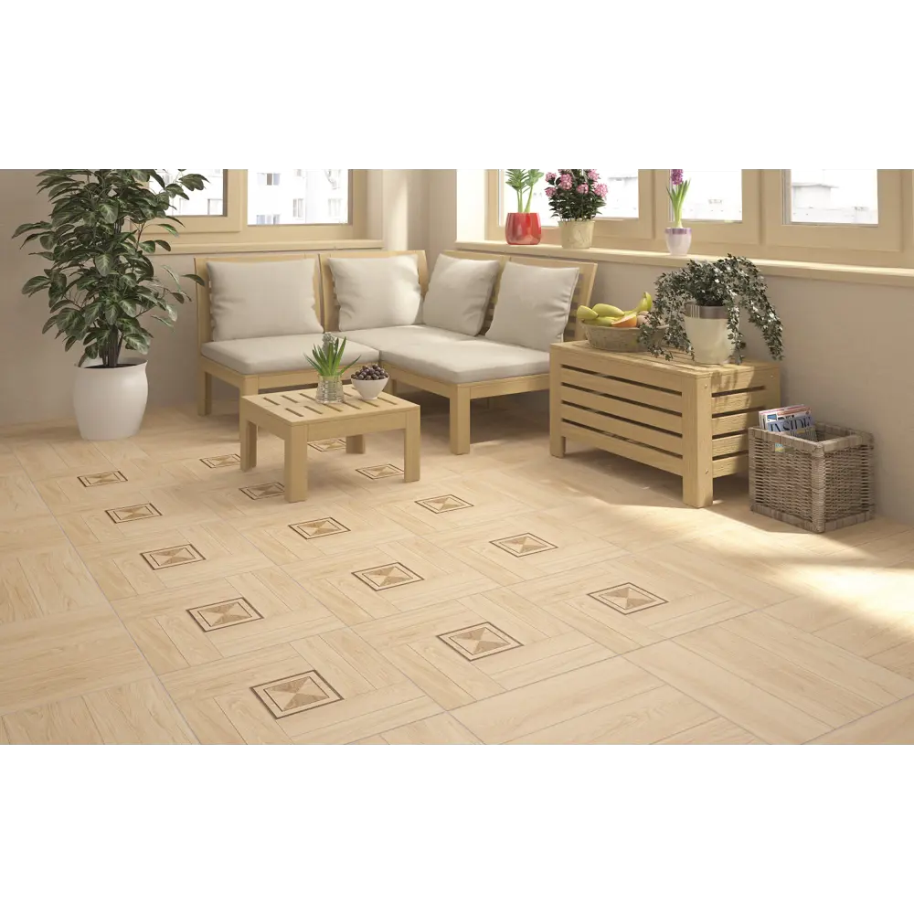 Керамогранит LB Ceramics Twister 45x45 см 1.62 м² цвет бежевый 85941997 STLM-2029233 - Вид №3