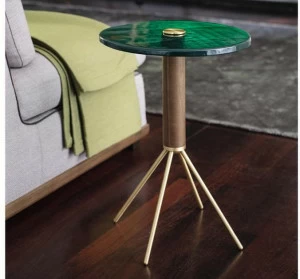 Porada Круглый стеклянный журнальный столик Nineteen