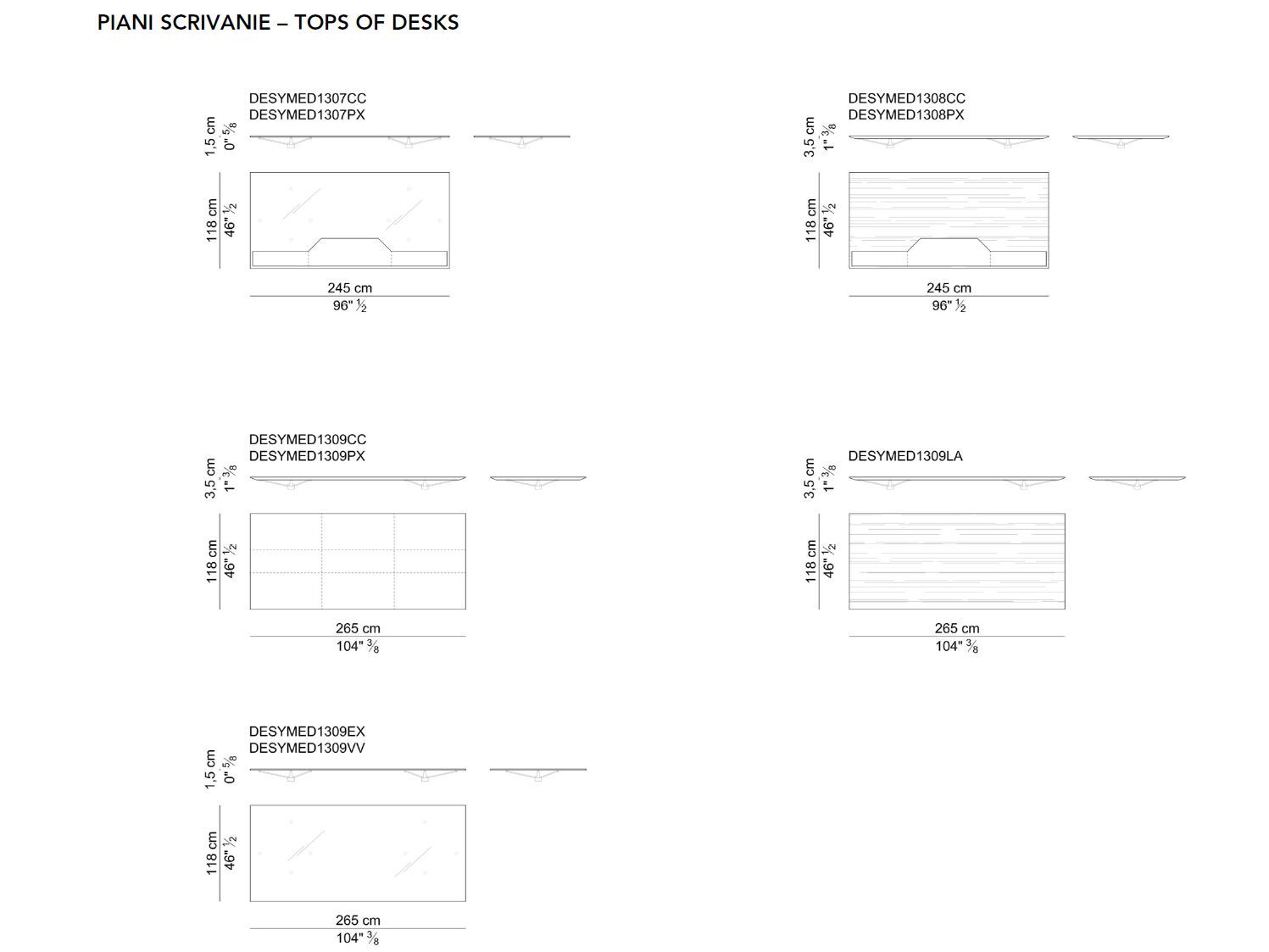 Деревянный угловой рабочий стол с ящиками i 4 Mariani De_Symetria ARCH-00044164 - Вид №11