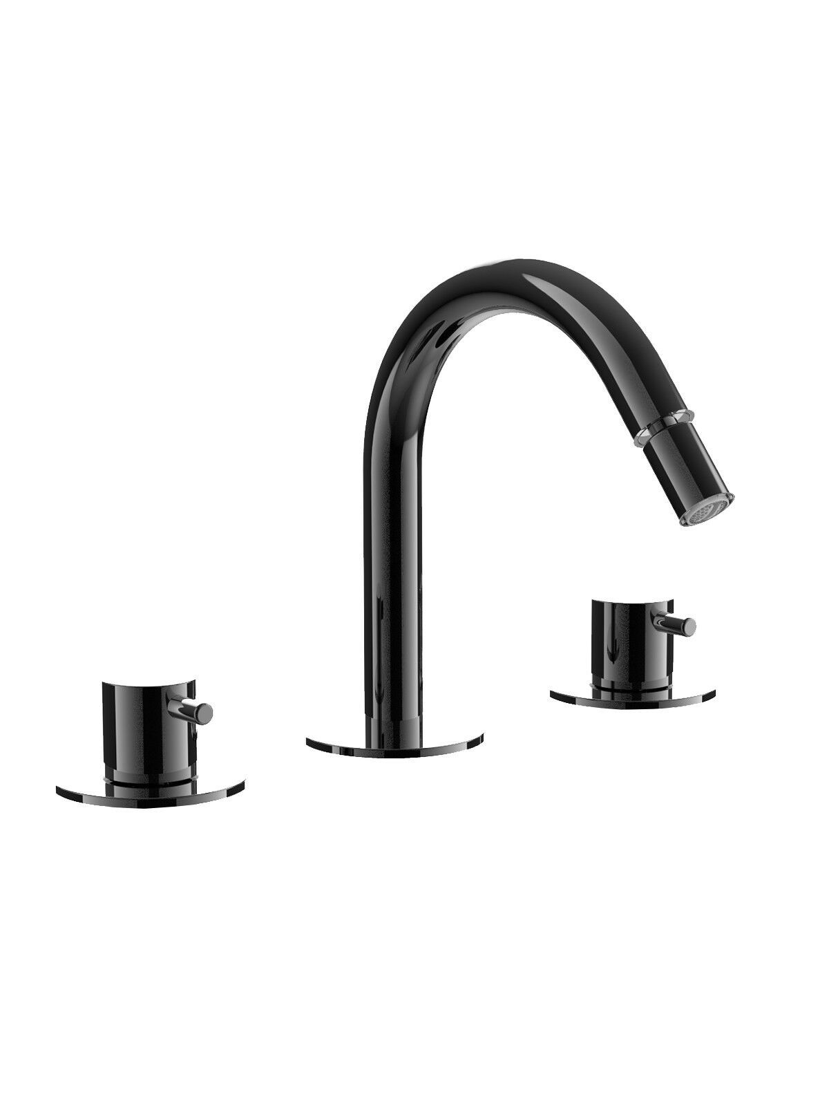 Смеситель для биде с 3 отверстиями для пола с отдельными розетками Rubinetterie Frattini Pepe XL ARCH-00131328 - Вид №21