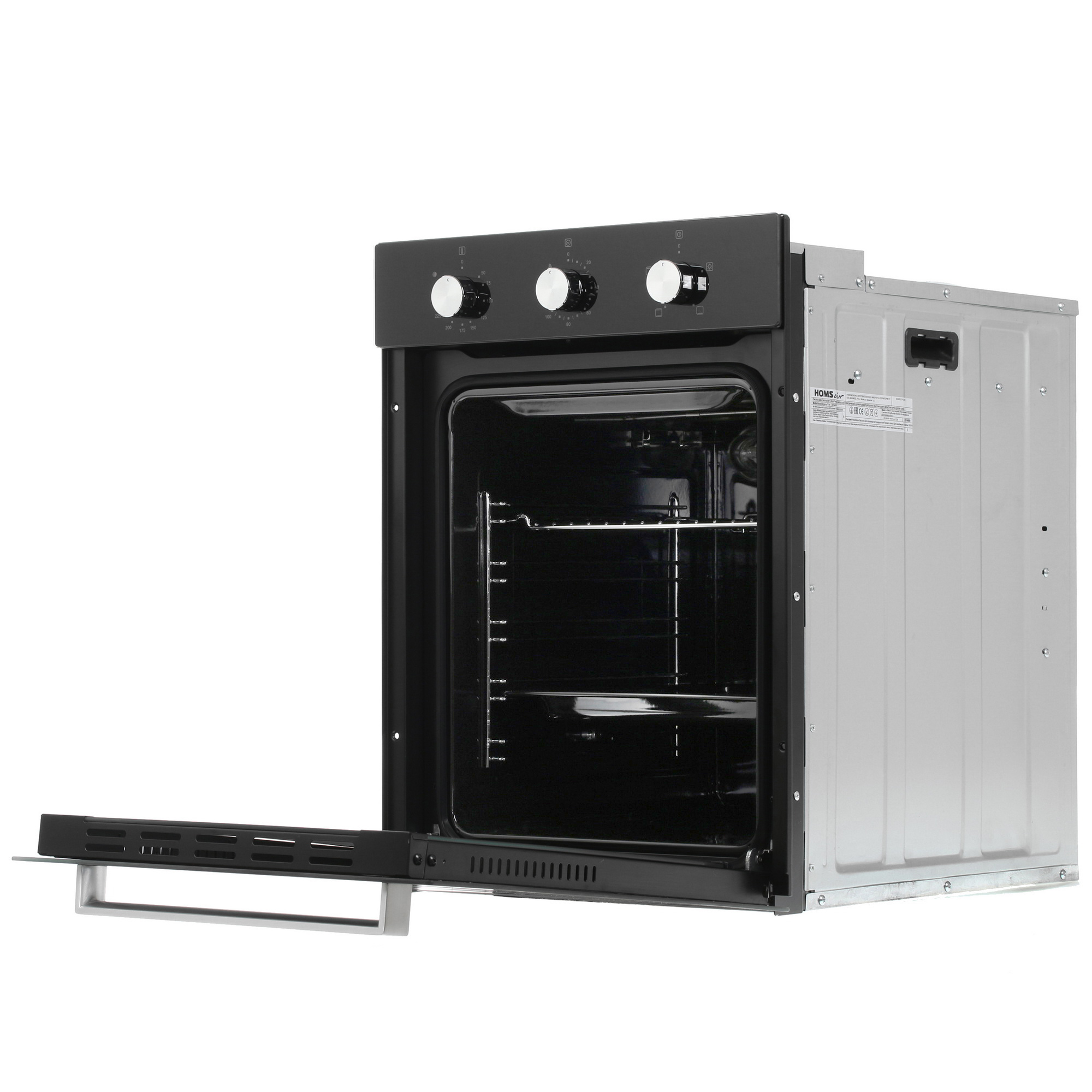 8160934 Электрический духовой шкаф HOMSair OES456BK черный STDN-0093175 - Вид №4