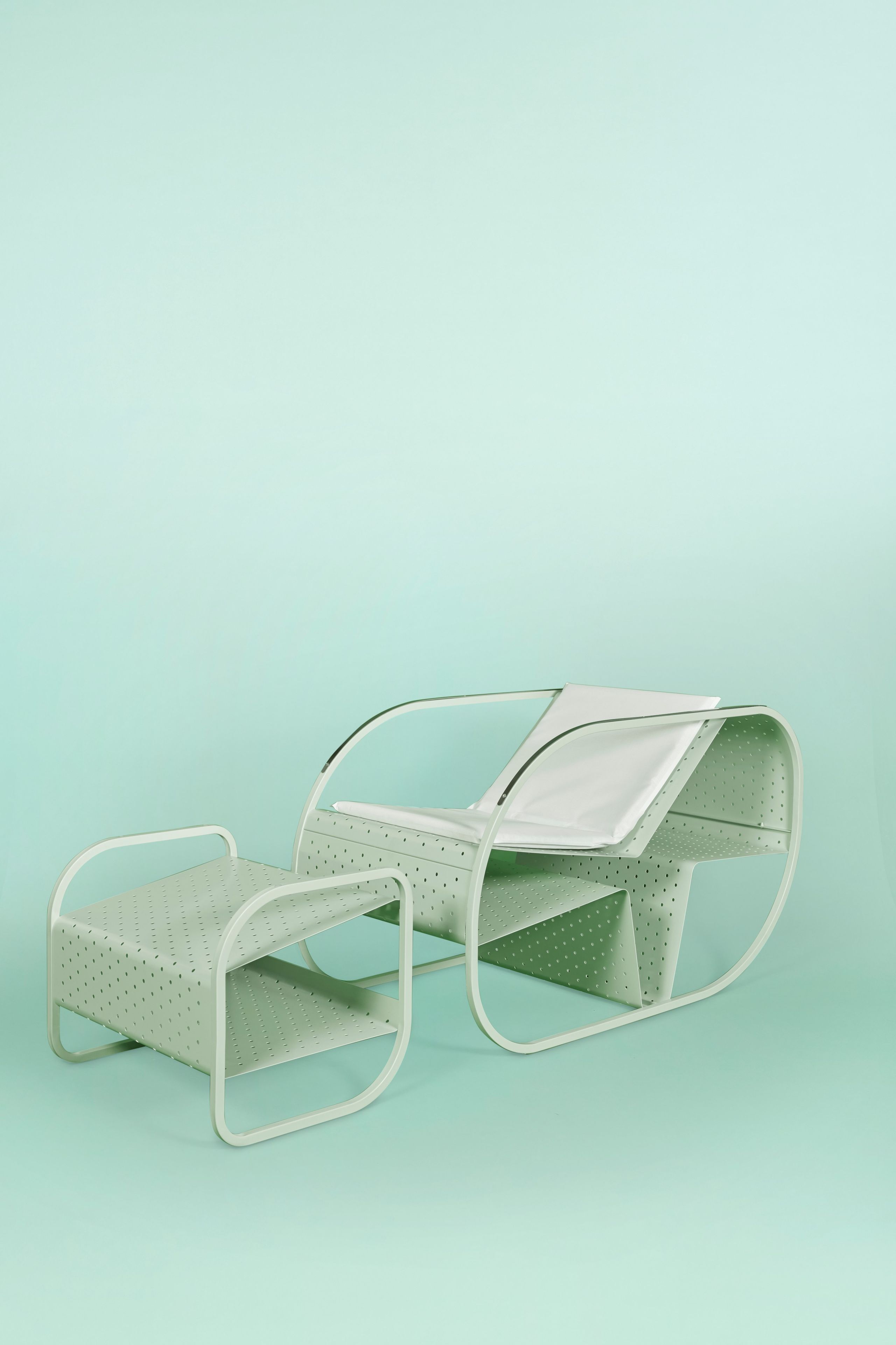 Металлическая подставка для ног / журнальный столик Giacopini Flip ARCH-00101620 - Вид №11