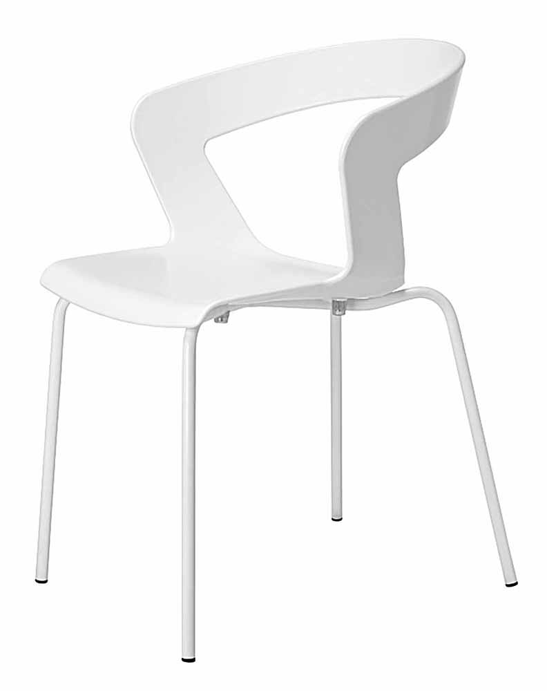 Ibis 002 Кресло со стальным каркасом на 4 ножках и корпусом из технополимера. Et al. Ibis - Вид №1