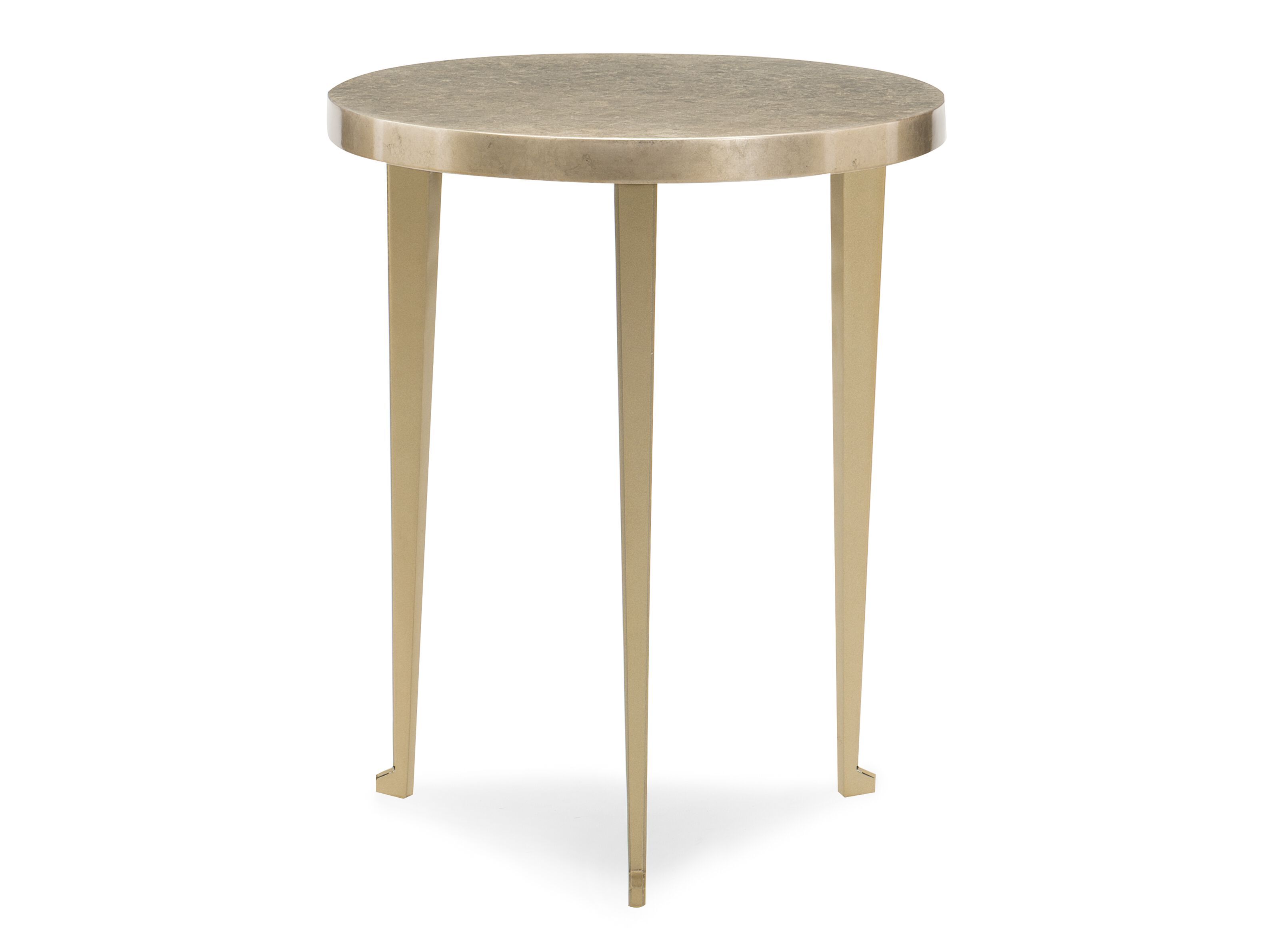 Высокий круглый деревянный журнальный столик Caracole HONEY BUNCH ARCH-00005667 - Вид №2