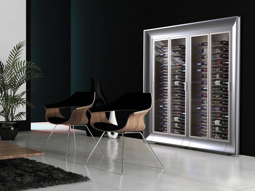 EXPO Алюминиевый винный шкаф со стеклянными дверцами Mod 10 Md-m12 / md-c12 - Вид №4