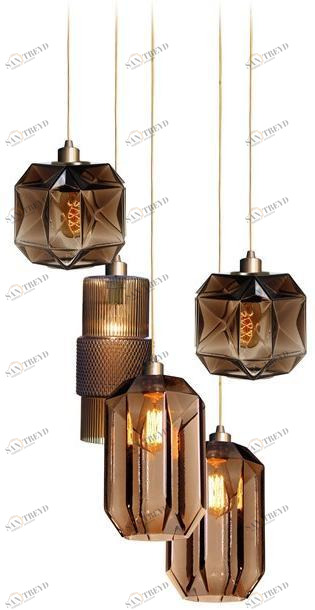 Concept Verre Подвесной светильник с прямым светом из муранского стекла Senso Santreyd sun-id-1464992