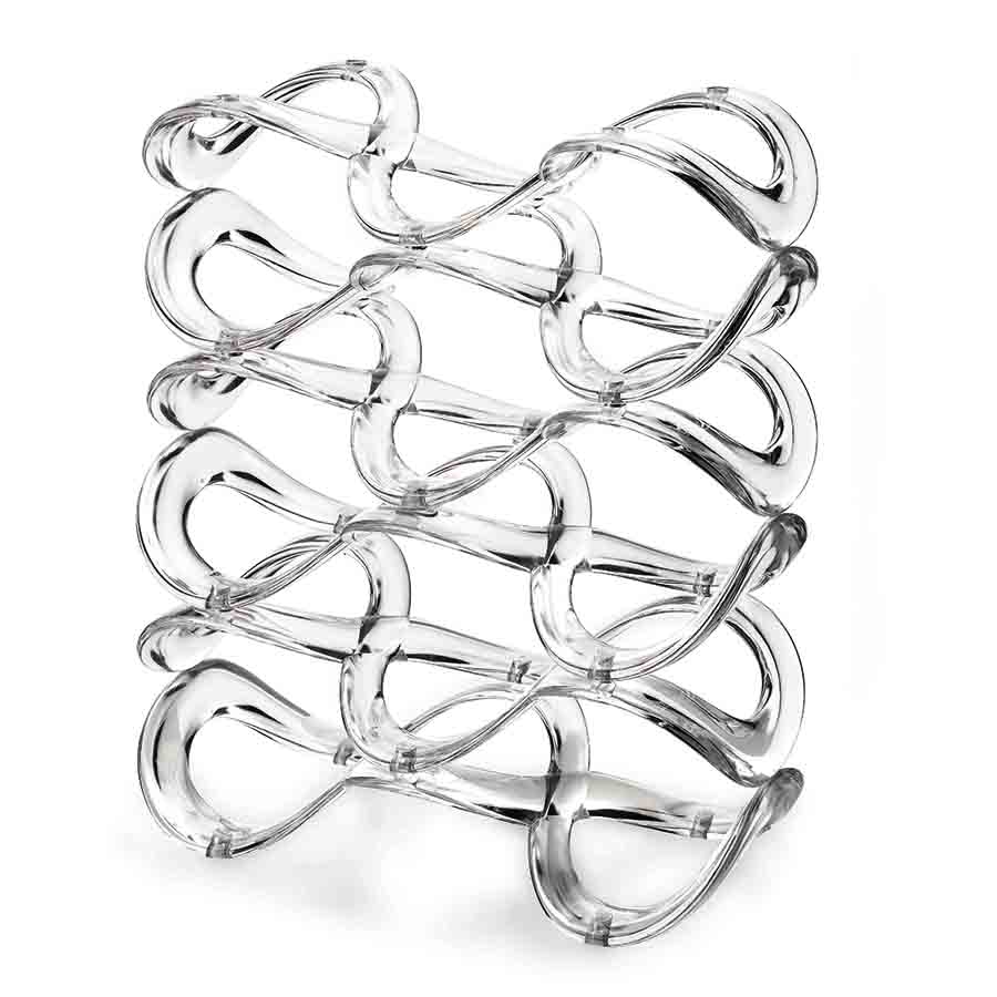 Подставка для бутылок стеклянная 32 см прозрачная Cuvee GUZZINI  00-3872303 Прозрачный  - Вид №2