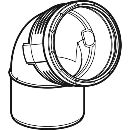390.524.14.1 Отвод Geberit Silent-PP Geberit  - Вид №9