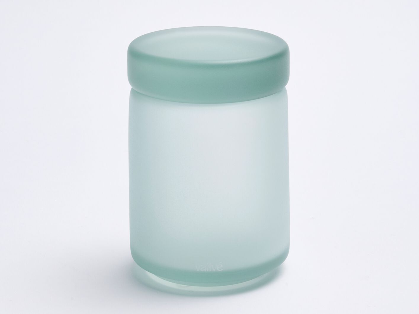 Держатель для хлопковых палочек из смолы с крышкой Vallvé LUNA ARCH-00126859 - Вид №1