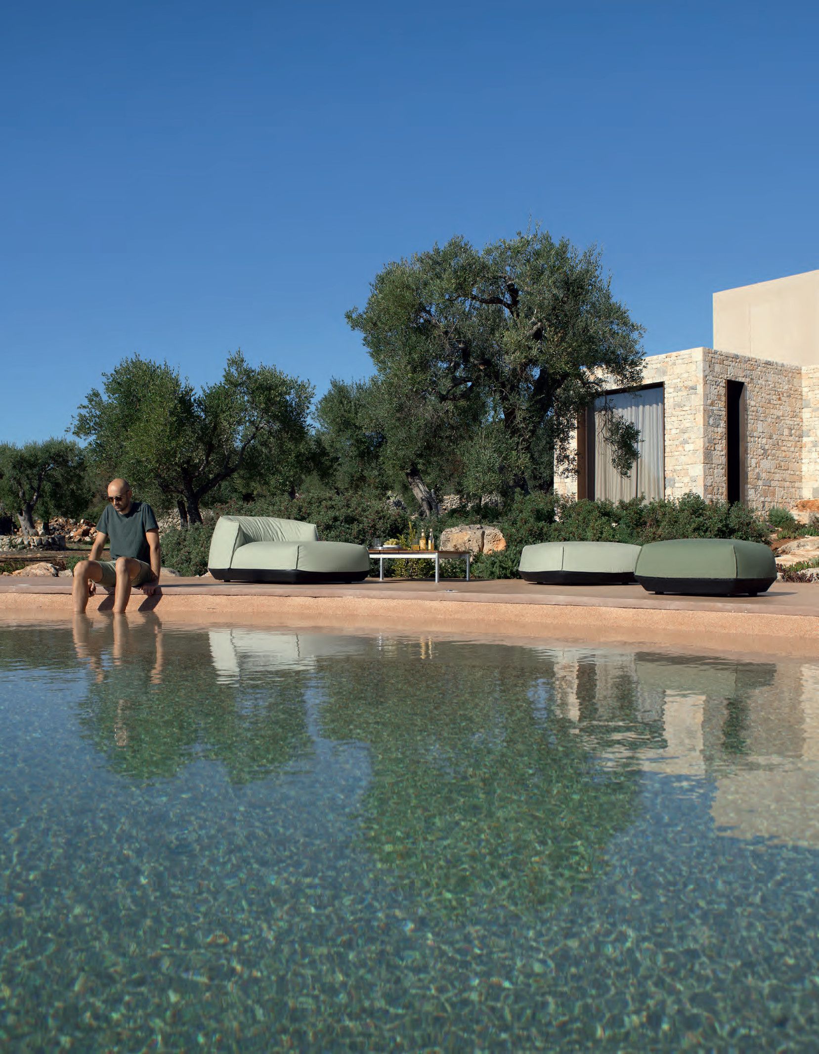 Садовое кресло в Sunbrella® Kristalia Brioni Outdoor ARCH-00087341 - Вид №28