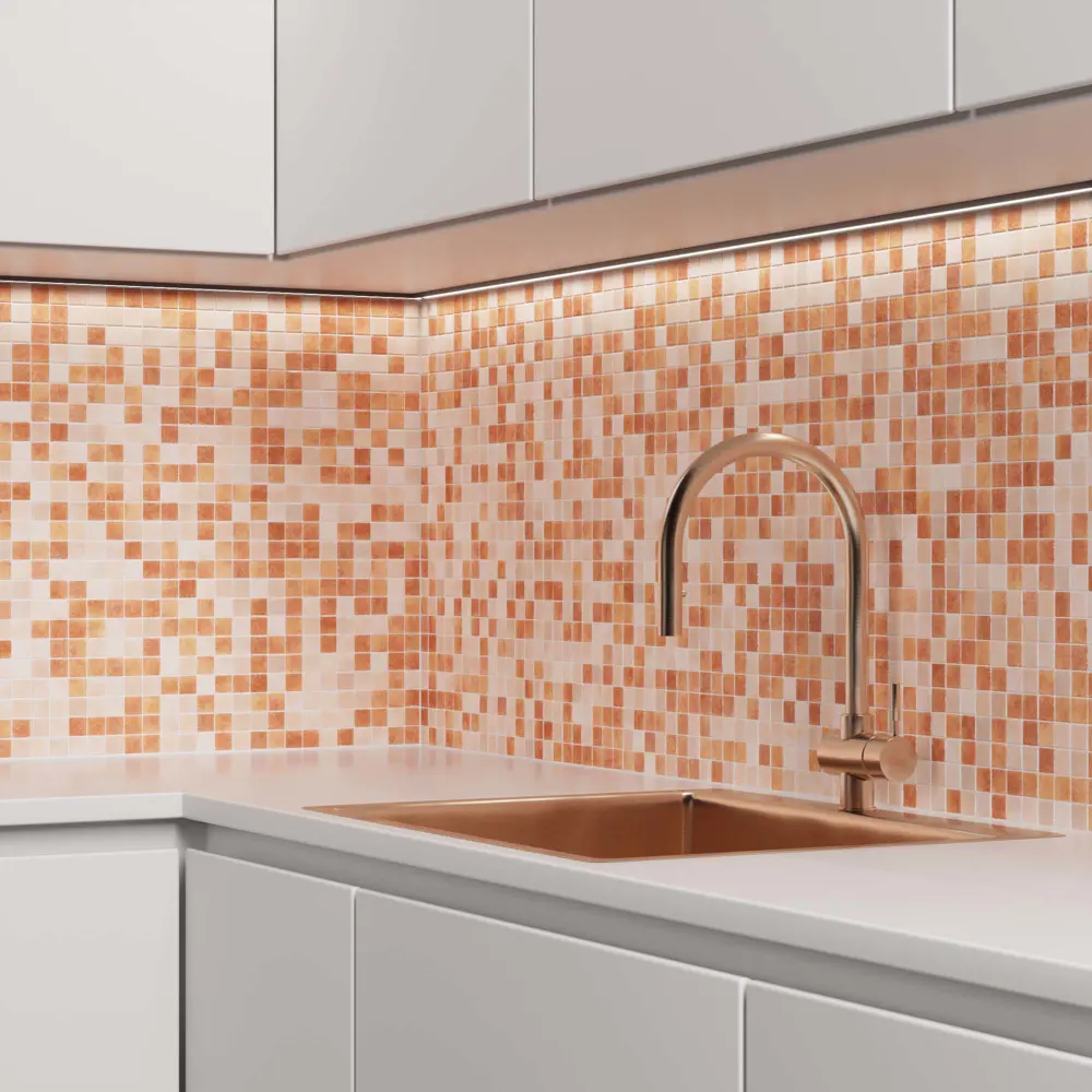 Мозаика New Castilla стекломасса 31.1x4.9 см цвет коричневый 83681523 STLM-2080653 Santreyd Мозаика Onix - Вид №6
