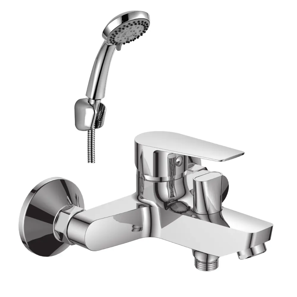 Набор смесителей для ванной Rossinka Silvermix LRS35-80 цвет хром STLM-2013772 - Вид №2