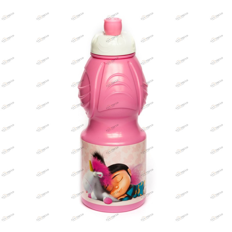 Бутылка пластиковая спортивная фигурная "Флуффи", 400 мл STOR ФЛУФФИ 335625 Розовый Santreyd 