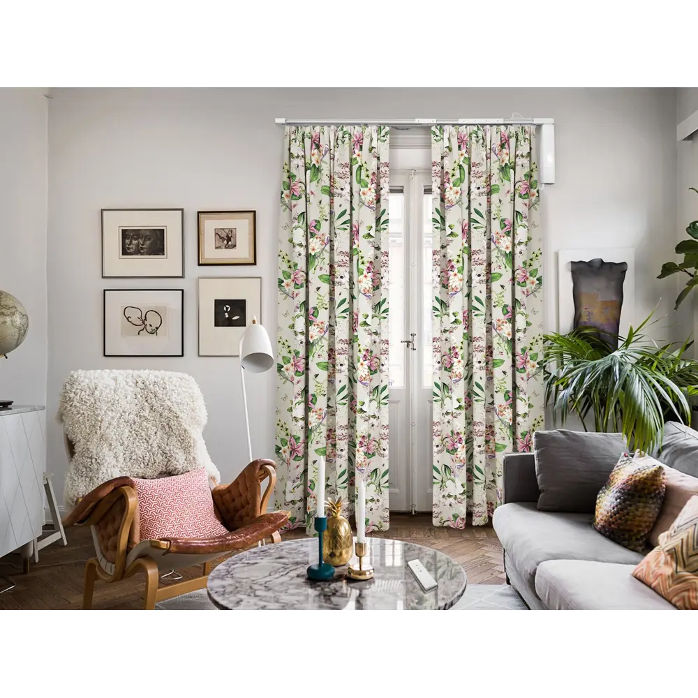 ЛТ Электрокарниз беспроводной 2.12м АРТ77797 ЭСКАР STLM-2212395 - Вид №2