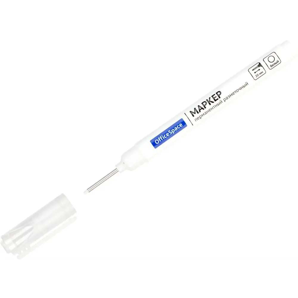 Разметочный маркер Office Space белый STLM-1453214 89402566  - Вид №2