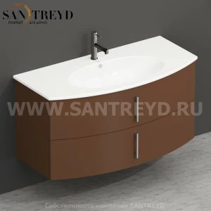 MDMC10Y169 Тумба с двумя ящиками 100 см коричневая Globo 4ALL Италия