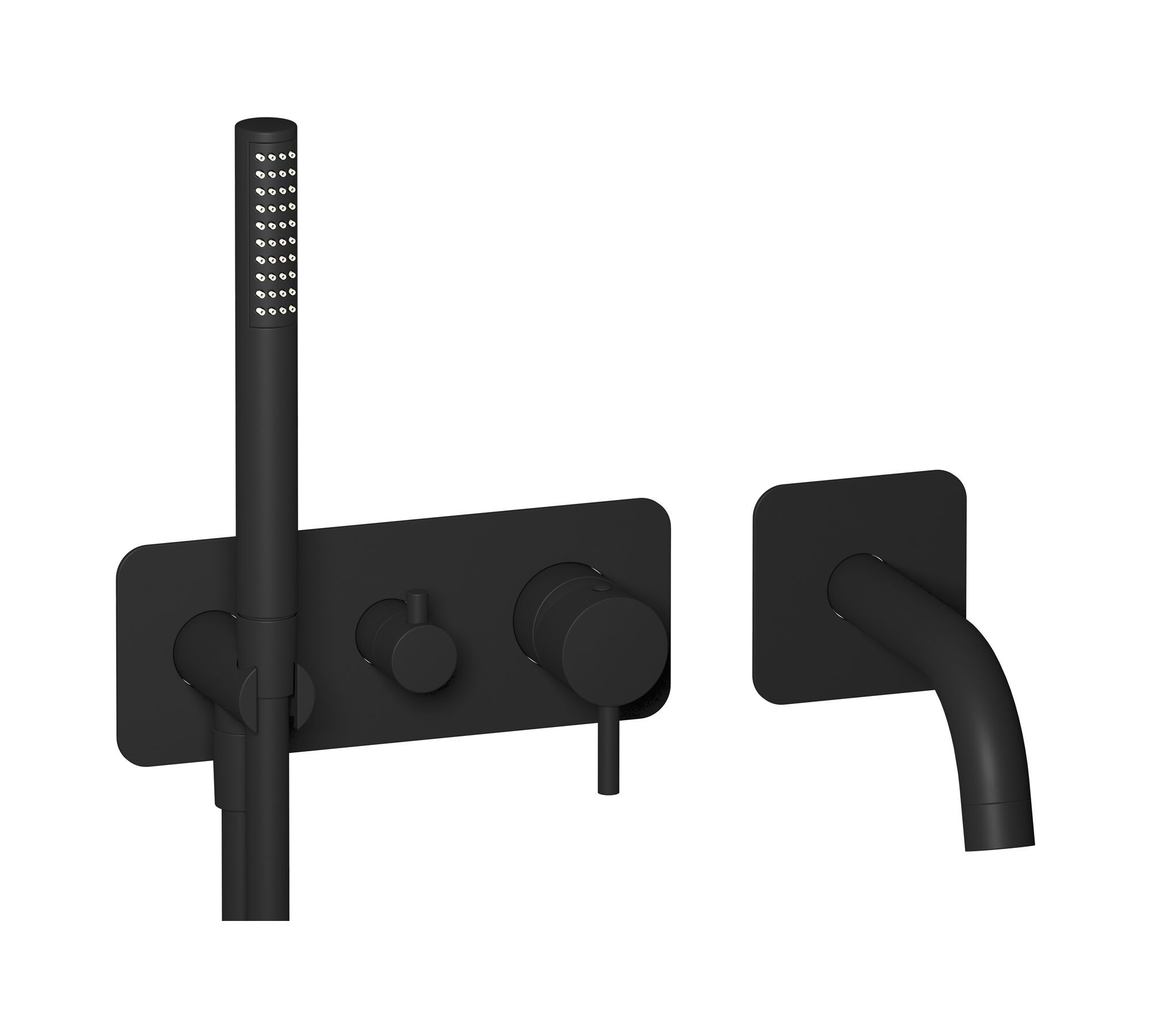 Смеситель для душа с 4 отверстиями и ручным душем IB Milano Torino ARCH-00080532 - Вид №5