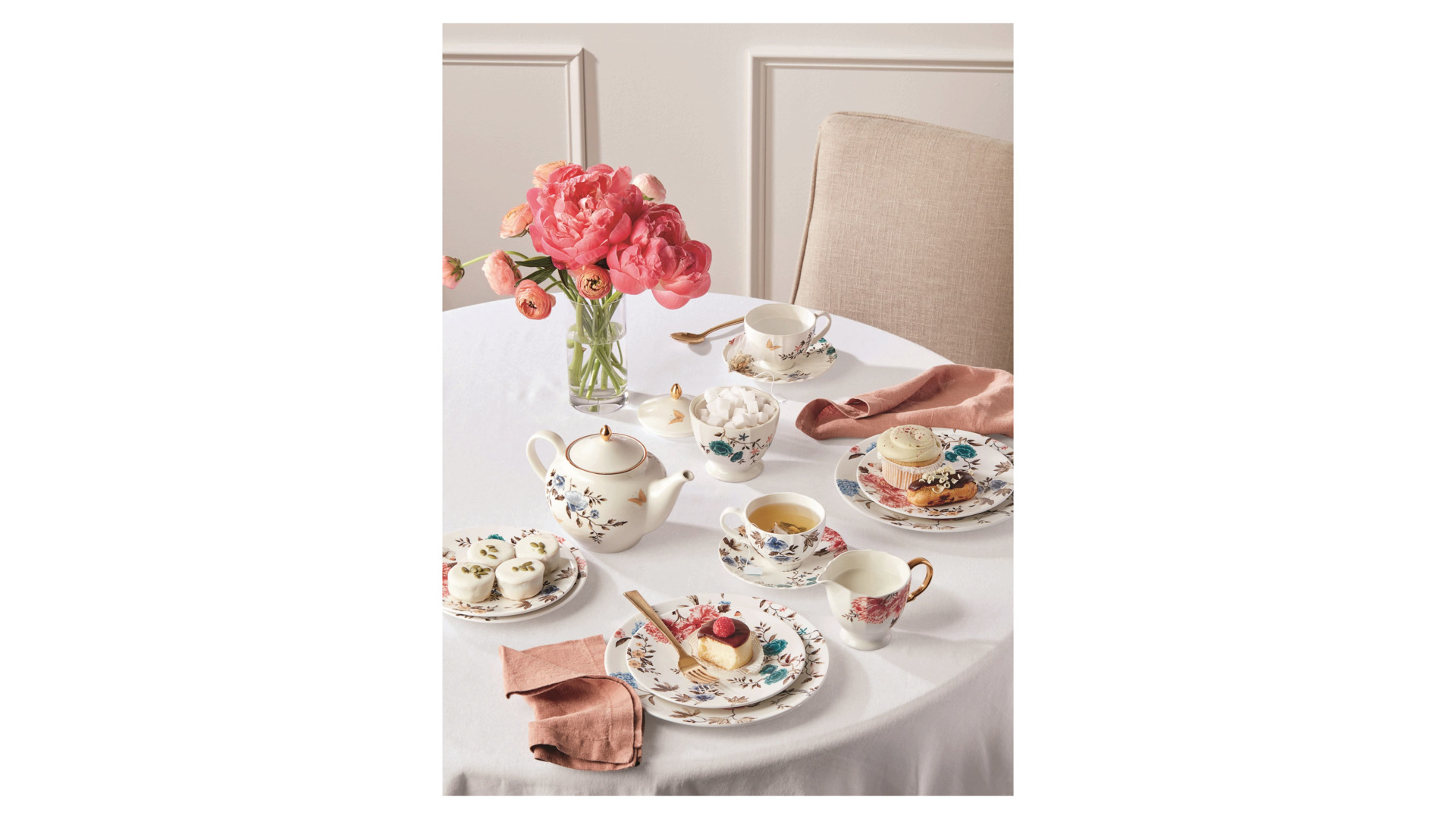 10667327 Lenox Сервиз чайный Lenox "Цветущая лоза" на 4 персоны 15 предметов Фарфор  - Вид №8