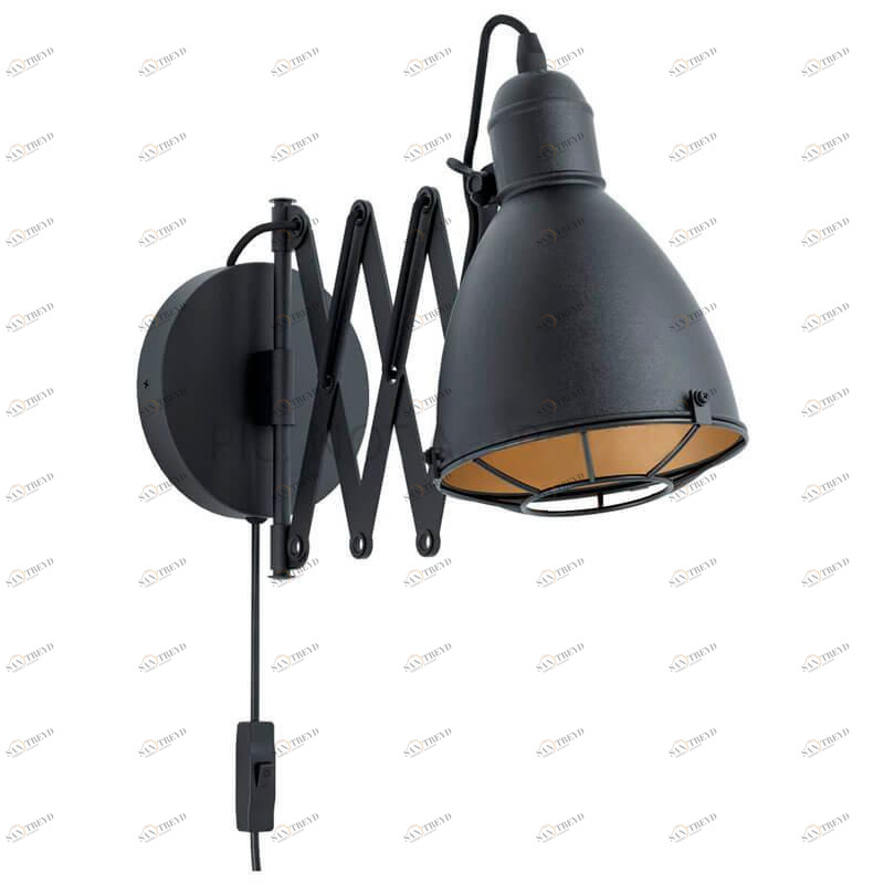 Спот настенный черный Eglo Treburley 43184 EGLO TREBURLEY 00-3891655 Черный 