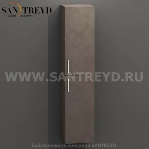 MDC907 Высокий шкаф с двумя створками 160 см коричневый Globo 4ALL Италия