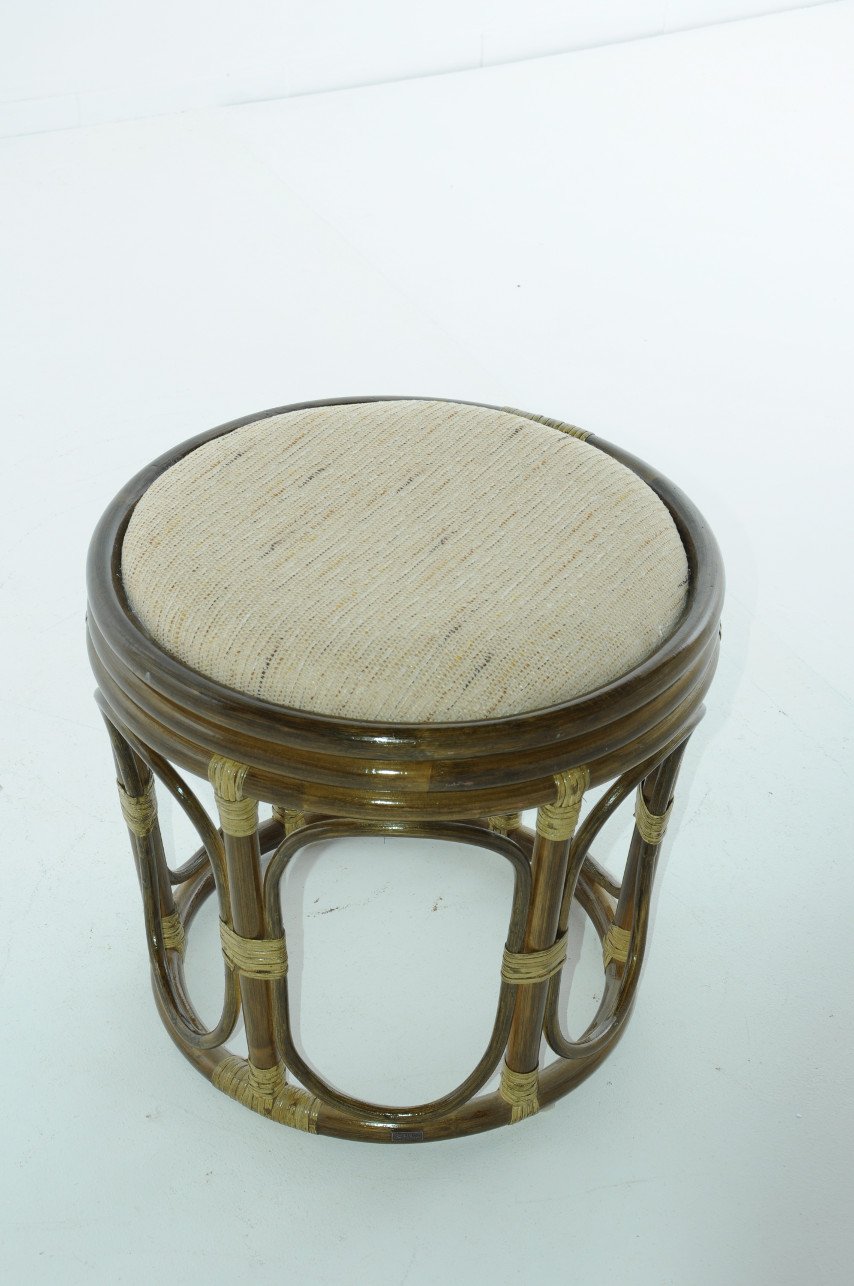 Табурет 45х45 см олива Calamus Rotan VINOTTI  00-3885365 Зеленый  - Вид №1