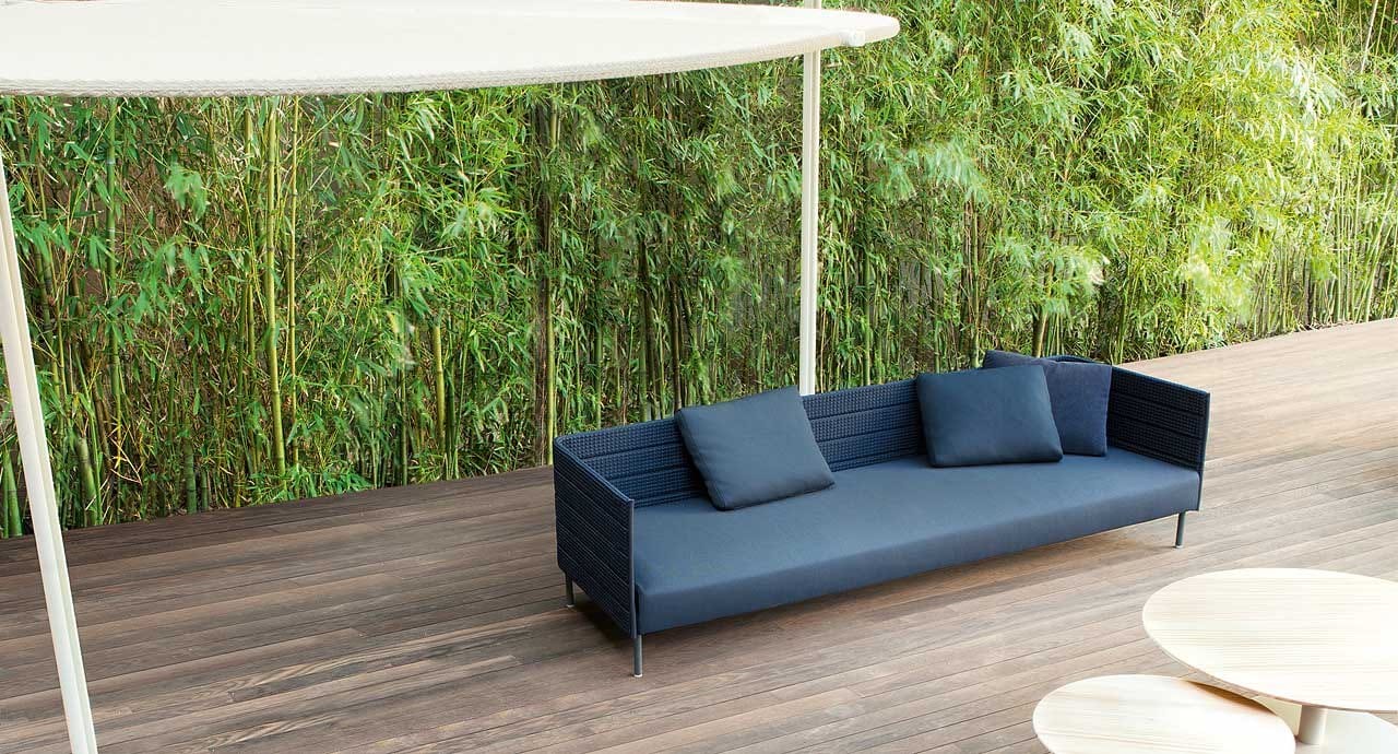 4-местный тканевый садовый диван Paola Lenti Frame On ARCH-00107761 - Вид №1