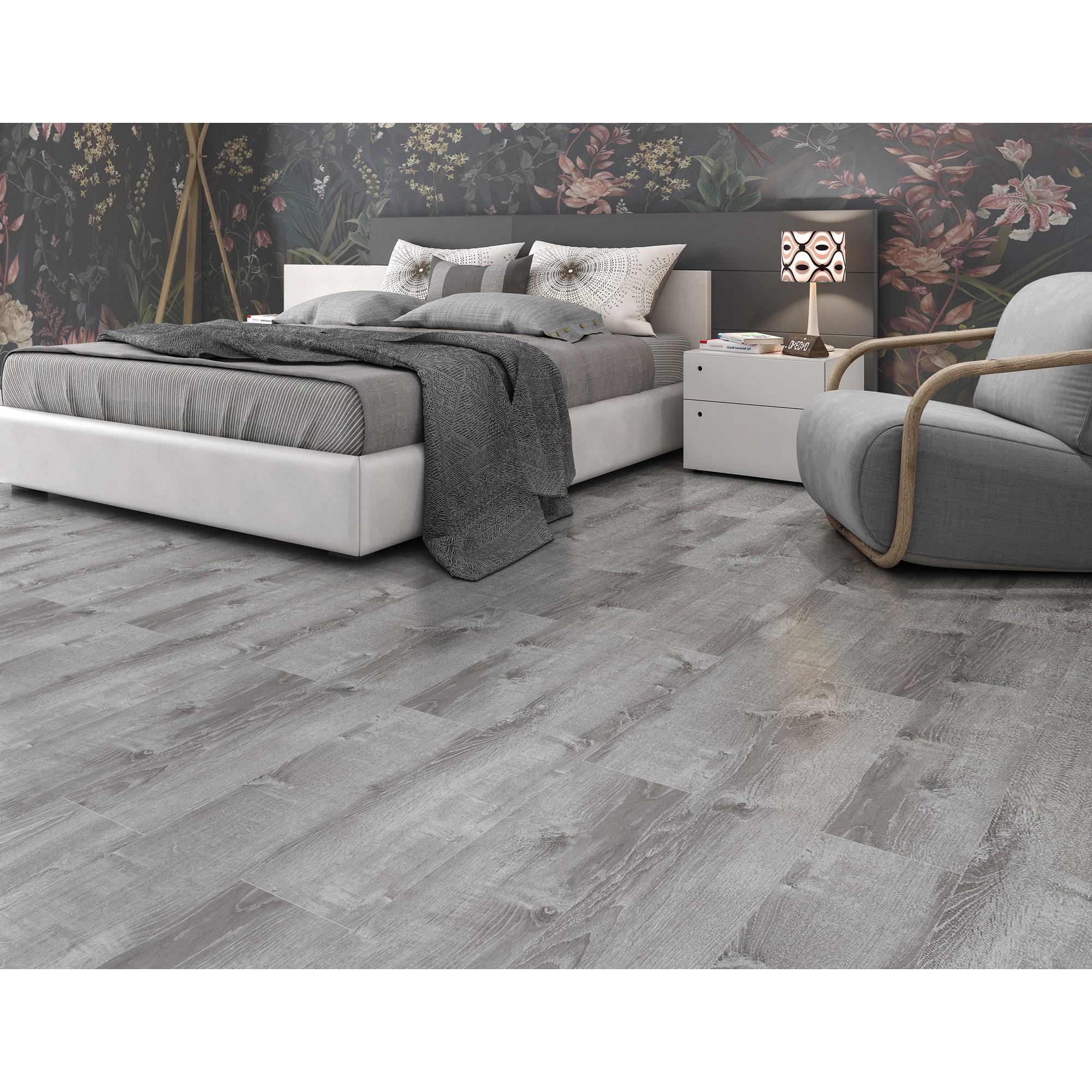 85246017 SPC плитка «Дуб Ливерпуль» 42 класс толщина 3.5 мм 2.16 м² Santreyd 